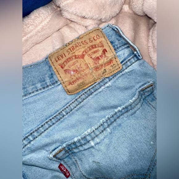 Levi's Strauss 505 Blue Jeans (Size 32/30) - Picture 6 of 7